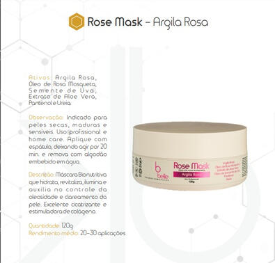 - Rose Mask - Argila Rosa