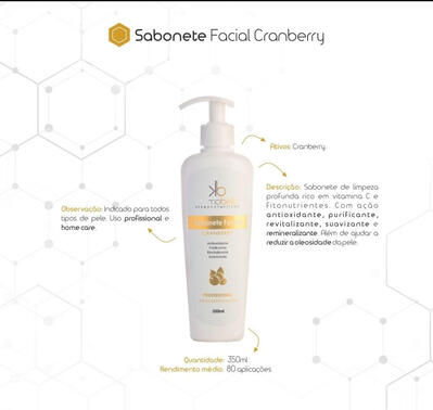- Sabonete Facial Cranberry